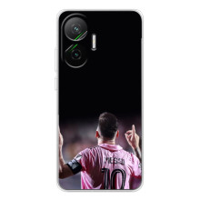 Чехол Месси футболист для Xiaomi POCO F7 – Месси в Интер