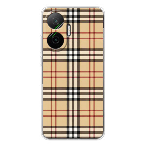 Чохол з Брендами одягу на Поко Ф7 – Burberry стиль