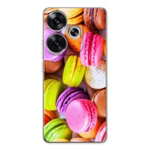 Чохол з зображенням смачної їжі для Xiaomi POCO F7 (Макаруни)