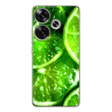 Чохол з зображенням смачної їжі для Xiaomi POCO F7 (Яскравий Лайм)