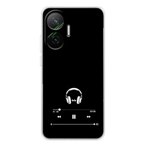 Чохол з картинками на чорному фоні для Xiaomi POCO F7 – Плеєр