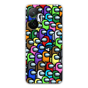 Чехол Амонг Ас для Xiaomi POCO F7 (AlphaPrint)