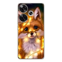 Чохол з Лисичкою для Xiaomi POCO F7 – Новорічне лисеня