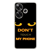 Чохол з Прикольним Принтом на Xiaomi POCO F7 (Не чіпай мій телефон)