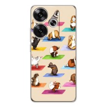 Чохол з Прикольним Принтом на Xiaomi POCO F7 (Йога свинок)