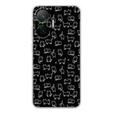 Чохол з принтом для Xiaomi POCO F7 (AlphaPrint) Модні коти (Маленькі котики)