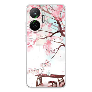 Чехол с принтом САКУРЫ на Xiaomi POCO F7 – Чайная церемония
