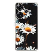 Чохол з ромашками на Xiaomi POCO F7 (Білі ромашки)