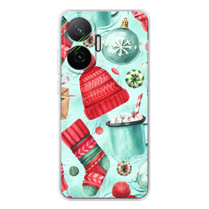 Чехол Санта Клаус для Xiaomi POCO F7 (Одежда)