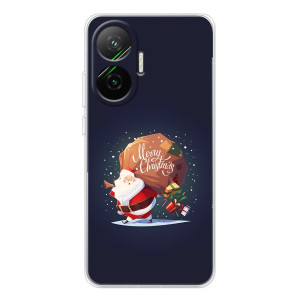 Чехол Санта Клаус для Xiaomi POCO F7 (Подарки от Санты)