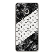 Чохол Стиль Louis Vuitton на Xiaomi POCO F7 – LV на білому