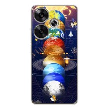 Чохол (ТПУ) з планетами на Xiaomi POCO F7 (Арт планети)