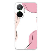 Чехол цветочный дизайн для Xiaomi POCO F7 – Розовый фон