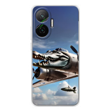 Чехол с мемом Тралалело тралала на Xiaomi POCO F7 – Бомбардиро крокодило