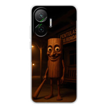 Чехол с мемом Тралалело тралала на Xiaomi POCO F7 – Тунг тунг тунг сахур