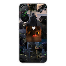 Чехол как приручить дракона на Xiaomi POCO F7 – Дракон коллаж