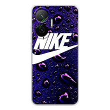 Чехол с логотипом Найк на Xiaomi POCO F7 – Найк на фиолетовом