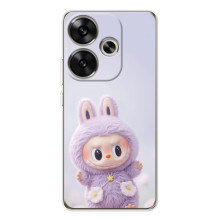 Чохол з принтом Лабубу для Xiaomi POCO F7 – Фіолетовий Лабубу
