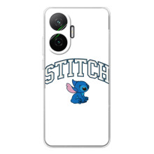 Чехол с принтом Стич на Xiaomi POCO F7 – Стич лого