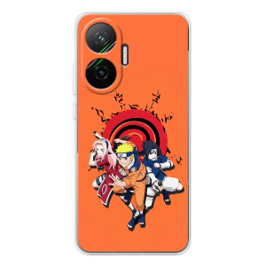 Naruto Anime Чехлы для Поко Ф7 (AlphaPrint)