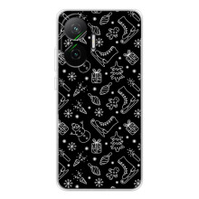 Новогодние, Праздничные Чехлы для Xiaomi POCO F7 - 2024 год (Новогодний фон)