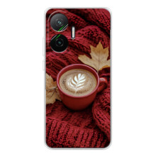 Чехол с уникальным дизайном «Осень с кофе» для Xiaomi POCO F7 – Кофе на пледе