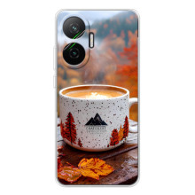 Чехол с уникальным дизайном «Осень с кофе» для Xiaomi POCO F7 – Кофе на природе