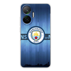 Силиконовые Чехлы принт Футбол на Xiaomi POCO F7 – ManCity