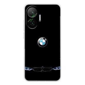 Силіконовий бампер з картинкою машини на Xiaomi POCO F7 – Чорний BMW