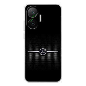 Силіконовий бампер з картинкою машини на Xiaomi POCO F7 – Mercedes