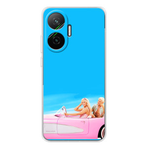 Силиконовый Чехол Барби Фильм на Xiaomi POCO F7 (Барби и Кен)