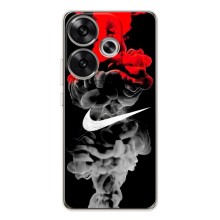 Силіконовый Чохол на Xiaomi POCO F7 з картинкою НАЙК – Nike дим