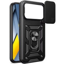 Чехол Ummi Camshield Serge Ring для Xiaomi Poco F8 Pro – Черный