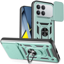 Чехол Ummi Camshield Serge Ring для Xiaomi Poco F8 Pro – Зеленый