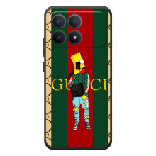 Бренднові Чохли для Xiaomi Poco F8 Pro - (PREMIUMPrint) (Барт ГУЧЧІ)