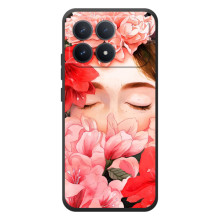 Чехлы (ART) Цветы на Xiaomi Poco F8 Pro (VPrint) (Очі в квітах)