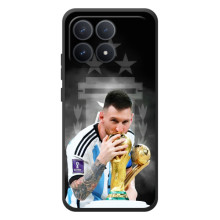 Чохли для Xiaomi Poco F8 Pro (Leo чемпіон) (AlphaPrint) (Мессі Чемпіон)