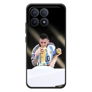Чехлы Лео Месси Аргентина для Xiaomi Poco F8 Pro – Кубок Мира