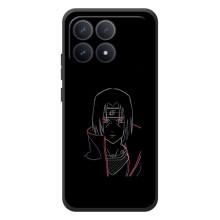 Чехлы на тему: Итачи Учиха для Xiaomi Poco F8 Pro (AlphaPrint) – силуэт Итачи