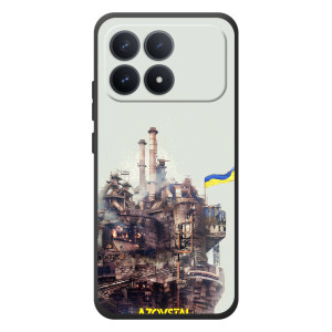 Чехлы на военную тематику для Xiaomi Poco F8 Pro – Азовсталь