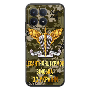 Чехлы на военную тематику для Xiaomi Poco F8 Pro – ДШВ ЗСУ
