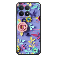 Чохли з квітами для Xiaomi Poco F8 Pro (VPrint) (Дизайн квітів)