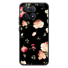 Чохли з квітами для Xiaomi Poco F8 Pro (VPrint) (Трояндочки)