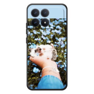 Чохли з зображенням різних тварин на Xiaomi Poco F8 Pro (Їжачок в руці)