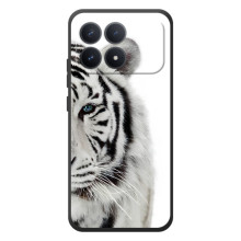 Чехлы с картинками животных Xiaomi Poco F8 Pro – Белый Тигр