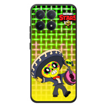 Чехлы Brawl Stars для Xiaomi Poco F8 Pro (AlphaPrint) (Поко в самбреро)