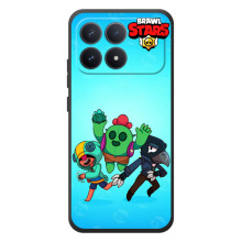 Чехлы Brawl Stars для Xiaomi Poco F8 Pro (AlphaPrint) (Тріо героїв)