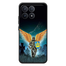 Чехлы с картинкой ЗСУ для Xiaomi Poco F8 Pro (AlphaPrint) (Солдат ЗСУ)