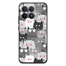 Чохли з Котиками для Xiaomi Poco F8 Pro (VPrint) (Мальовані котики)