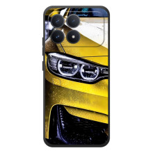 Чохли з Машинами на Шіаомі Поко Ф8 Про (VPrint) (Жовта машина)